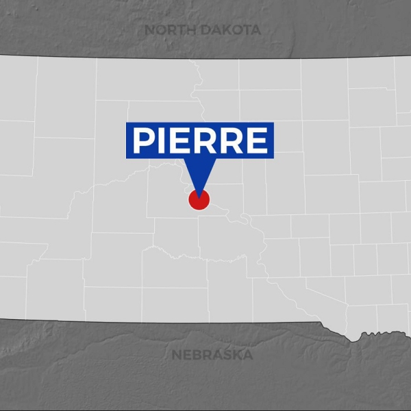 KELO Pierre地图定位器南达科他州